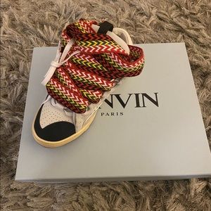 Lanvin curb sneakers